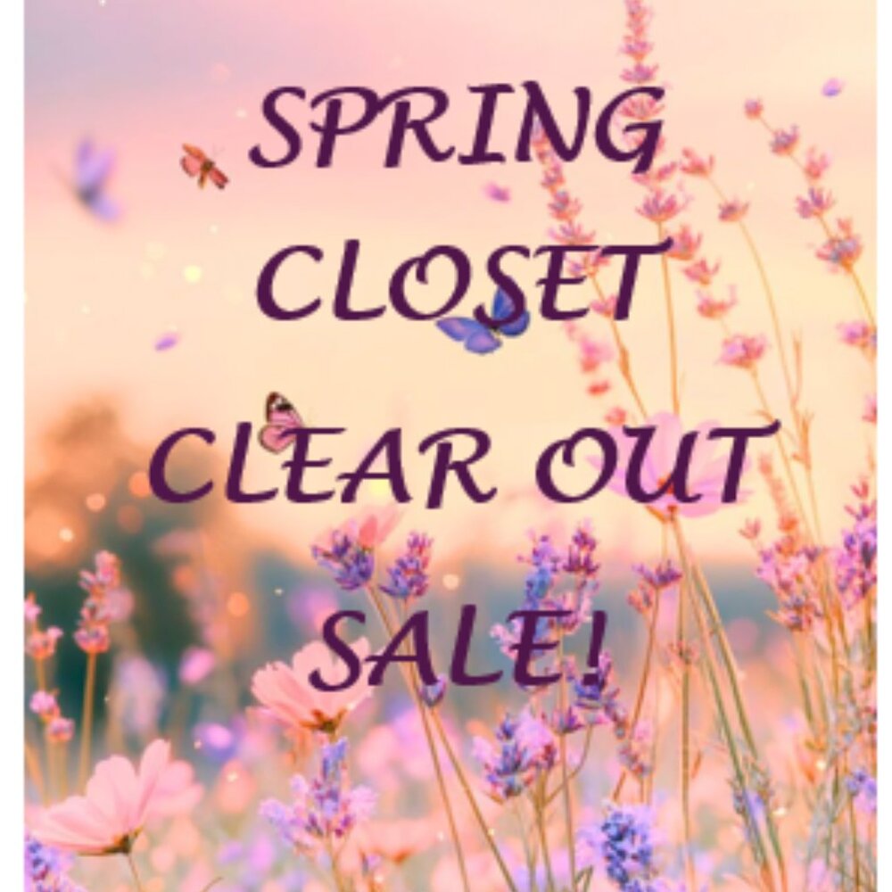 SPRING/SUMMER CLOSET SALE!